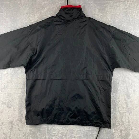 Vintage USA Olympics Jacket Mens Small Black Red Colorblock 90s JC Penney Vented - Picture 9 of 13